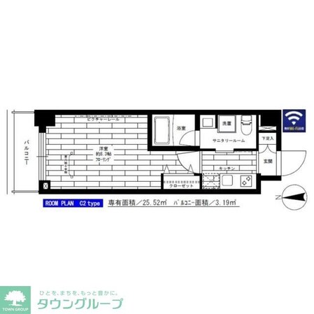 ステージファースト桜新町の物件間取画像
